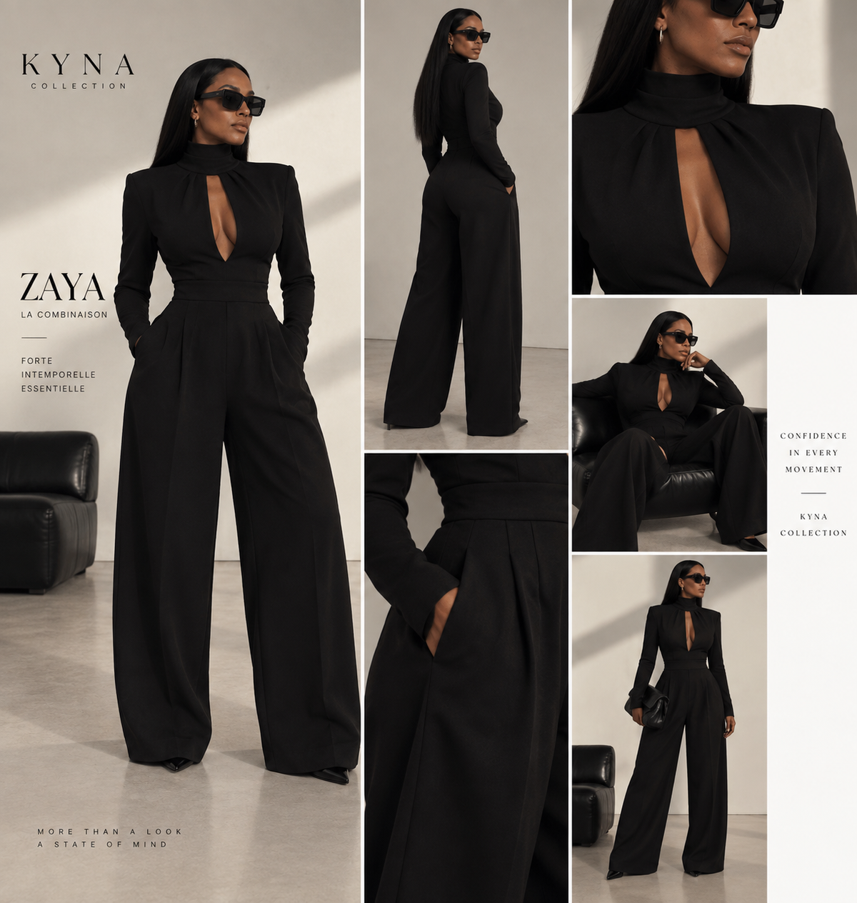 ZAYA — La combinaison noire signature