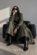 MANTEAU CONVERTIBLE 2-EN-1 KYNA — KHAKI