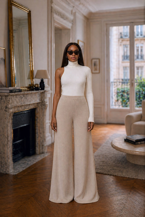 Haut asymétrique une manche