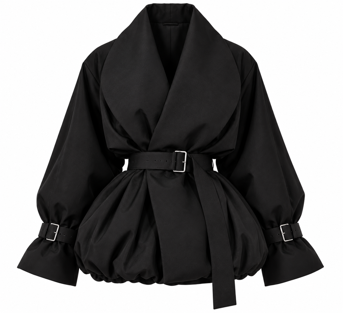 AYLA manteau oversize ceinturé