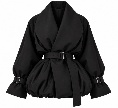 AYLA manteau oversize ceinturé
