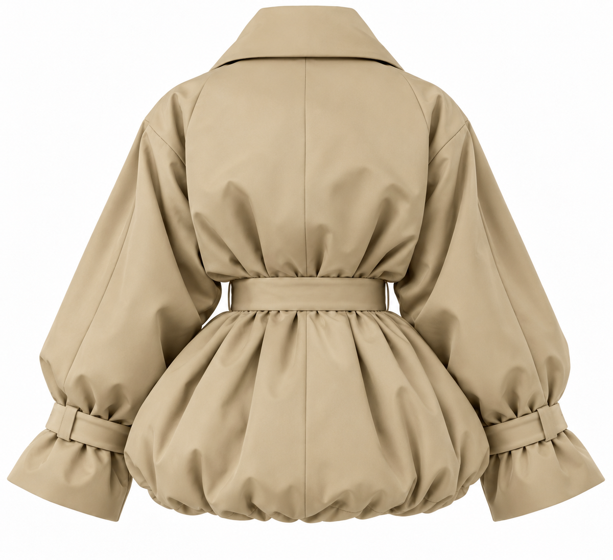 AYLA manteau oversize ceinturé